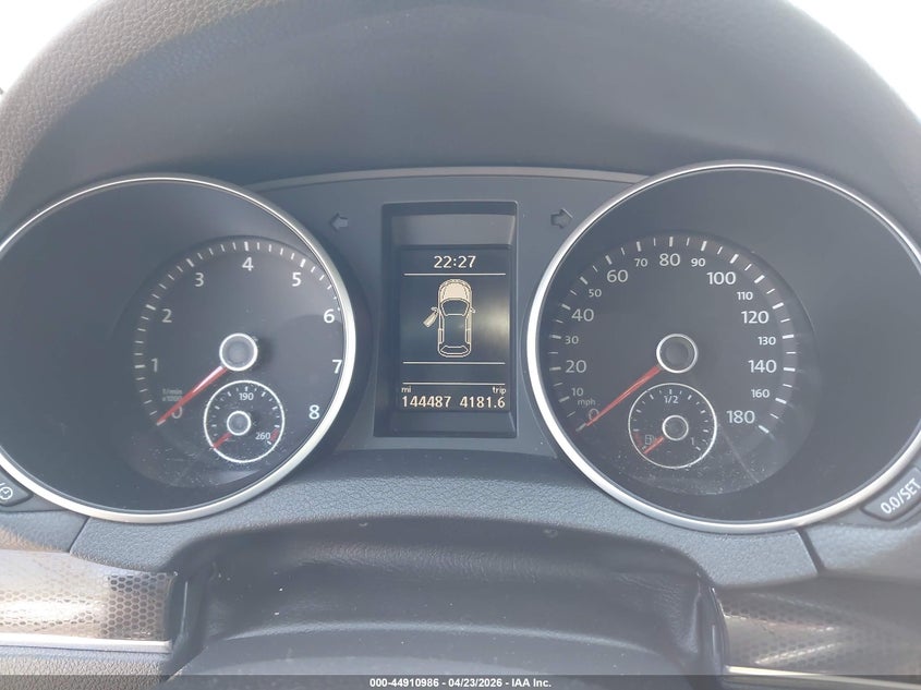 2013 Volkswagen Gti VIN WVWGD7AJ9DW136939 IAAI salvage auction — FRONT END, Salvage (New Jersey), sold $1,100 on 2026-07-13 (photo 7)