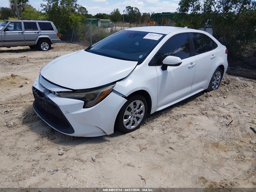 2022 Toyota Corolla VIN JTDEPMAE9N3023060 IAAI salvage auction — FRONT END, Salvage Title, sold $3,950 on 2026-07-21 (photo 2)