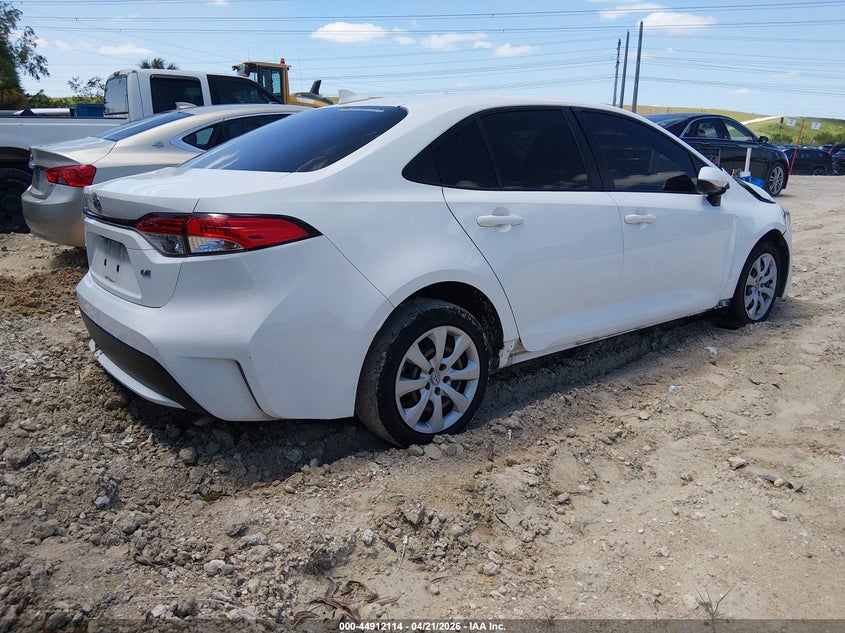 2022 Toyota Corolla VIN JTDEPMAE9N3023060 IAAI salvage auction — FRONT END, Salvage Title, sold $3,950 on 2026-07-21 (photo 4)