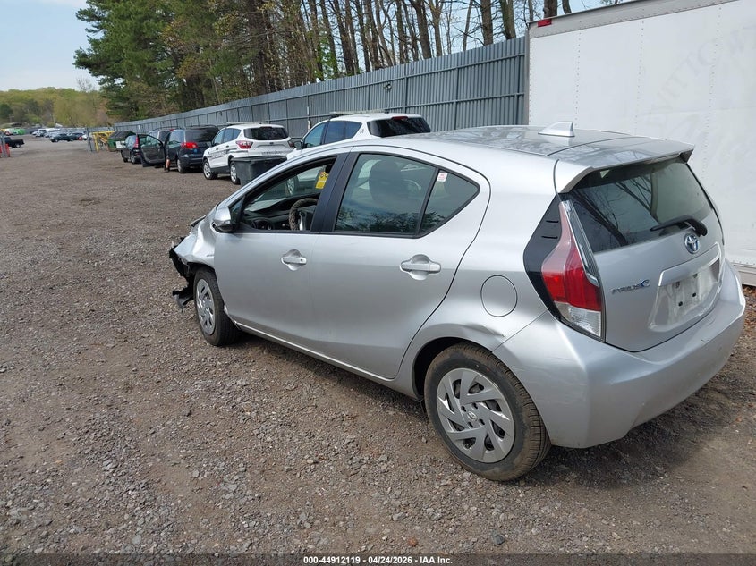 2016 Toyota Prius c VIN JTDKDTB36G1134179 IAAI salvage auction — FRONT & REAR, Salvage Title, sold $1,200 on 2026-07-15 (photo 3)