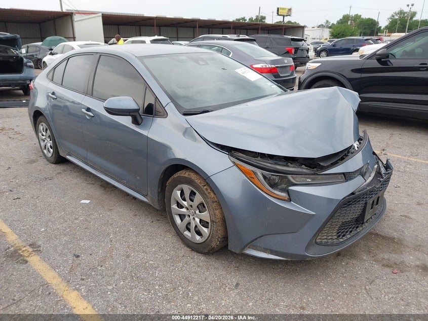 2020 Toyota Corolla VIN 5YFEPRAE2LP101759 IAAI salvage auction — LEFT FRONT, Original (Texas), sold $3,400 on 2026-07-15 (photo 1)
