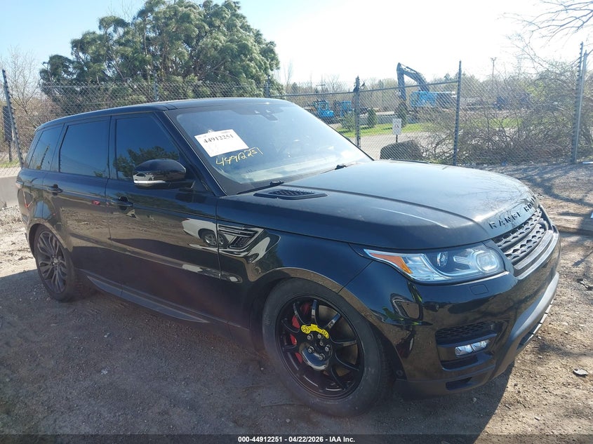 2017 Land rover Range rover sport VIN SALWR2FE5HA174255 IAAI salvage auction — FRONT END, Salvage (Texas), sold $1,500 on 2026-07-21 (photo 1)
