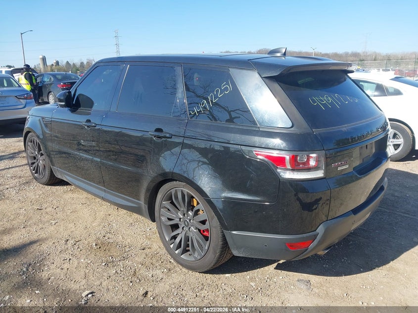 2017 Land rover Range rover sport VIN SALWR2FE5HA174255 IAAI salvage auction — FRONT END, Salvage (Texas), sold $1,500 on 2026-07-21 (photo 3)
