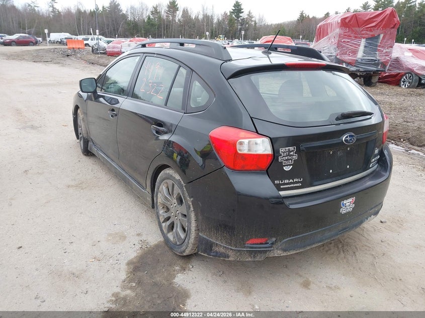 2012 Subaru Impreza VIN JF1GPAS64CH205494 IAAI salvage auction — FRONT END, Salvage (Maine), sold $400 on 2026-07-06 (photo 3)