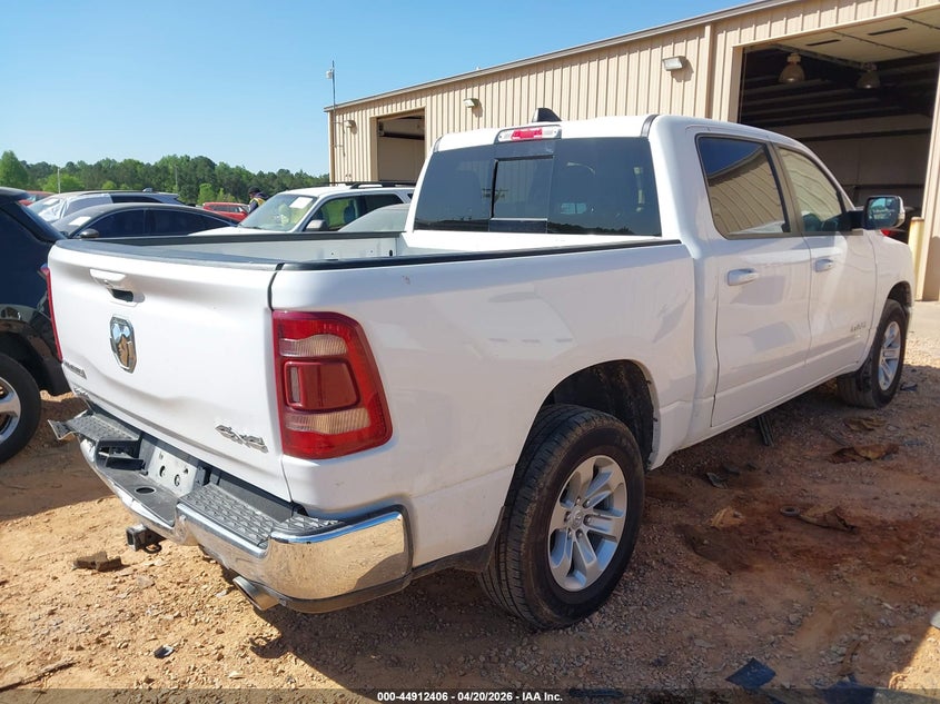2024 Ram 1500 VIN 1C6SRFJT4RN107666 IAAI salvage auction — SIDE, Unregisterable Title (Parts Only Title) (North Carolina), sold $10,300 on 2026-08-21 (photo 4)