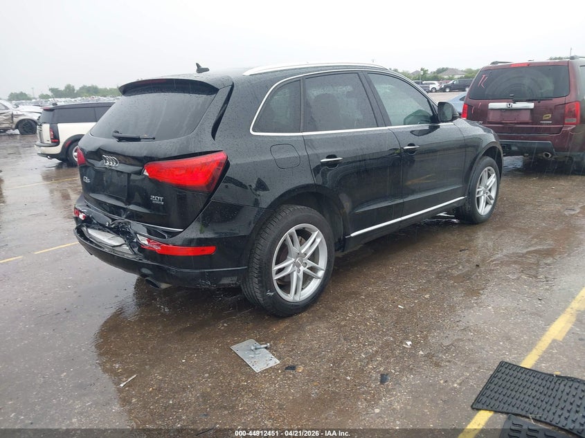 2017 Audi Q5 VIN WA1C2AFP6HA096914 IAAI salvage auction — REAR END, Salvage (Texas), sold $2,300 on 2026-07-29 (photo 4)