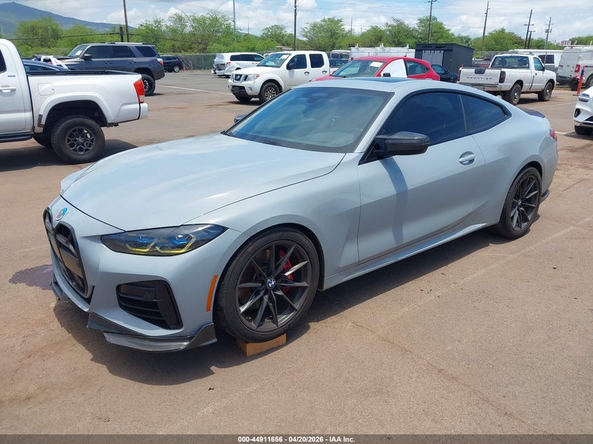 2022 BMW 4er VIN WBA13AR08NCJ90718 IAAI salvage auction — FRONT END, Salvage Title, sold $19,600 on 2026-08-05 (photo 2)