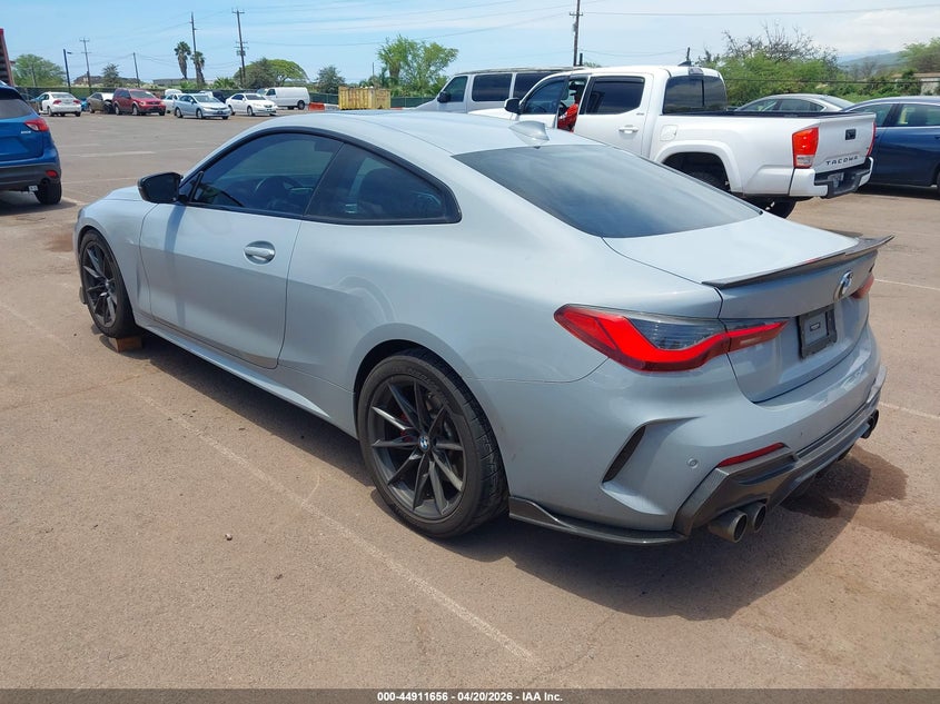 2022 BMW 4er VIN WBA13AR08NCJ90718 IAAI salvage auction — FRONT END, Salvage Title, sold $19,600 on 2026-08-05 (photo 3)