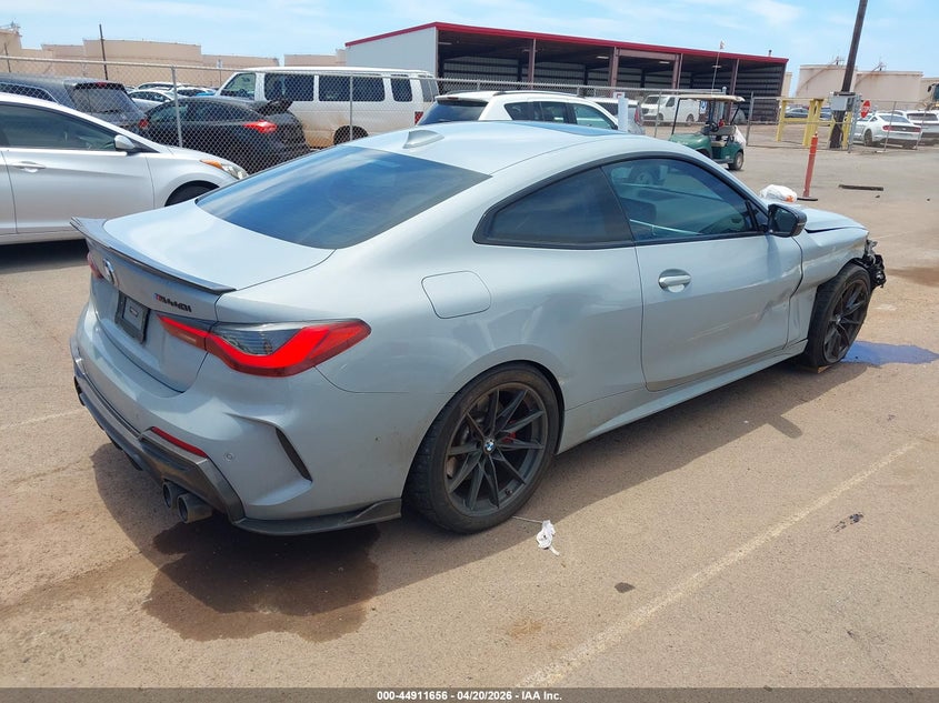 2022 BMW 4er VIN WBA13AR08NCJ90718 IAAI salvage auction — FRONT END, Salvage Title, sold $19,600 on 2026-08-05 (photo 4)