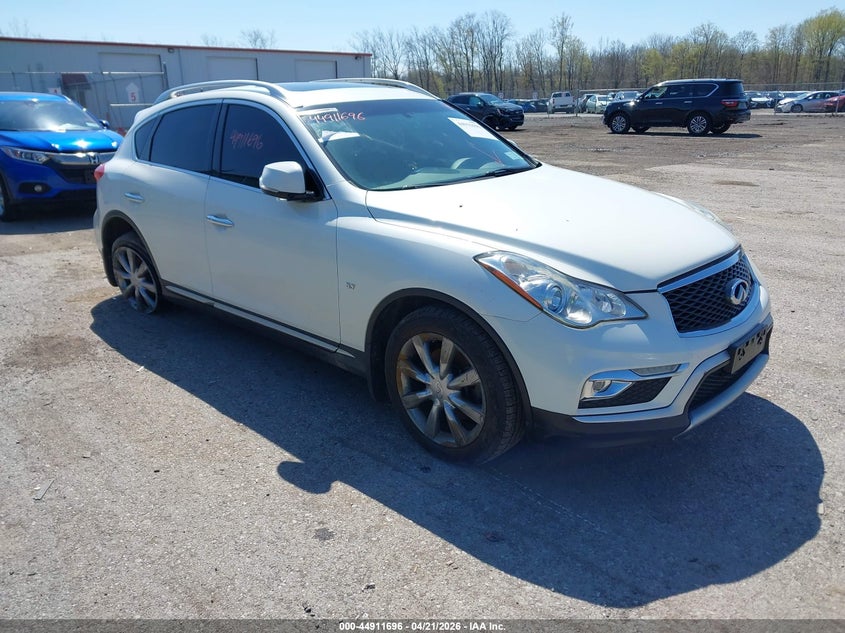 2017 Infiniti Qx50 VIN JN1BJ0RR8HM407384 IAAI salvage auction — REAR END, Salvage Title, sold $525 on 2026-07-21 (photo 1)