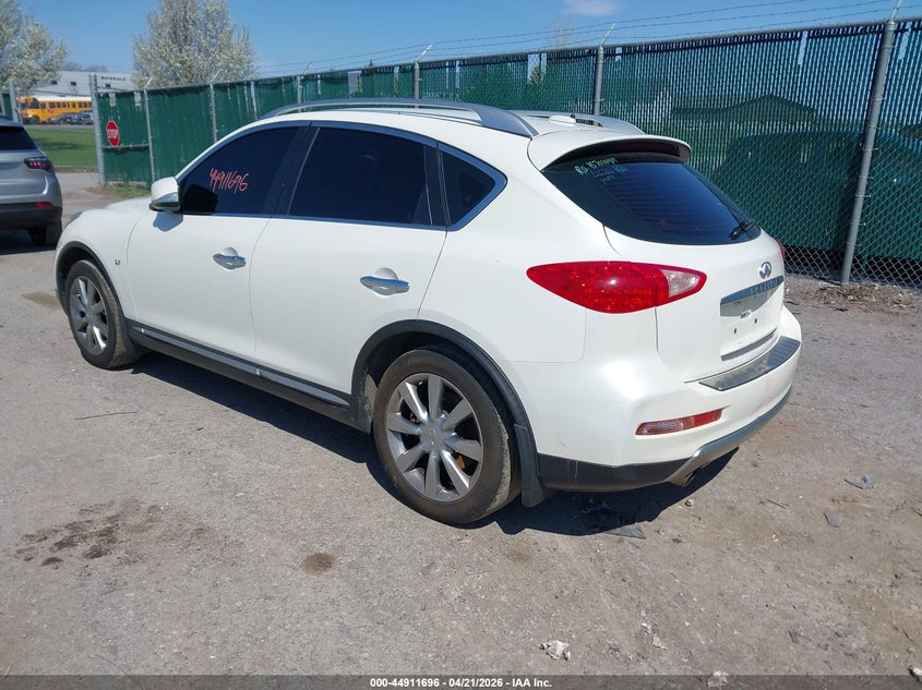2017 Infiniti Qx50 VIN JN1BJ0RR8HM407384 IAAI salvage auction — REAR END, Salvage Title, sold $525 on 2026-07-21 (photo 3)