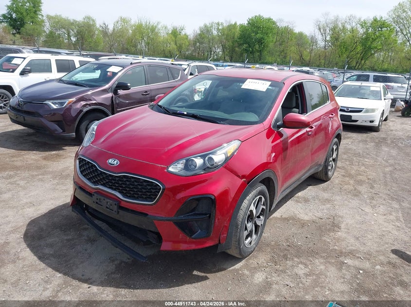 2020 Kia Sportage VIN KNDPM3AC1L7647113 IAAI salvage auction — FRONT END, Salvage (Illinois), sold $2,325 on 2026-07-08 (photo 2)