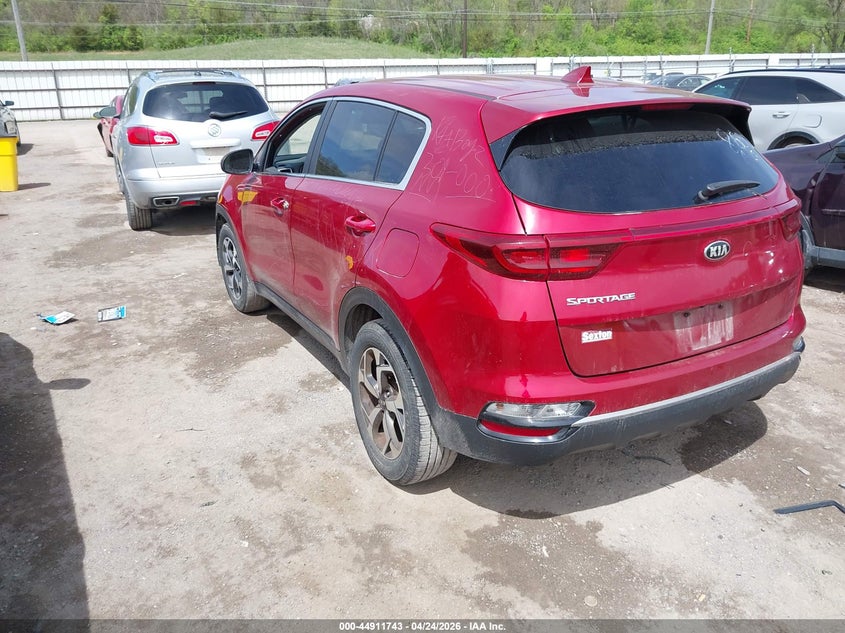 2020 Kia Sportage VIN KNDPM3AC1L7647113 IAAI salvage auction — FRONT END, Salvage (Illinois), sold $2,325 on 2026-07-08 (photo 3)