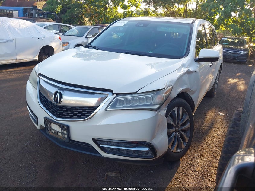 2016 Acura Mdx VIN 5FRYD3H69GB010022 IAAI salvage auction — LEFT SIDE, Salvage (Hawaii), sold $50 on 2026-07-28 (photo 2)