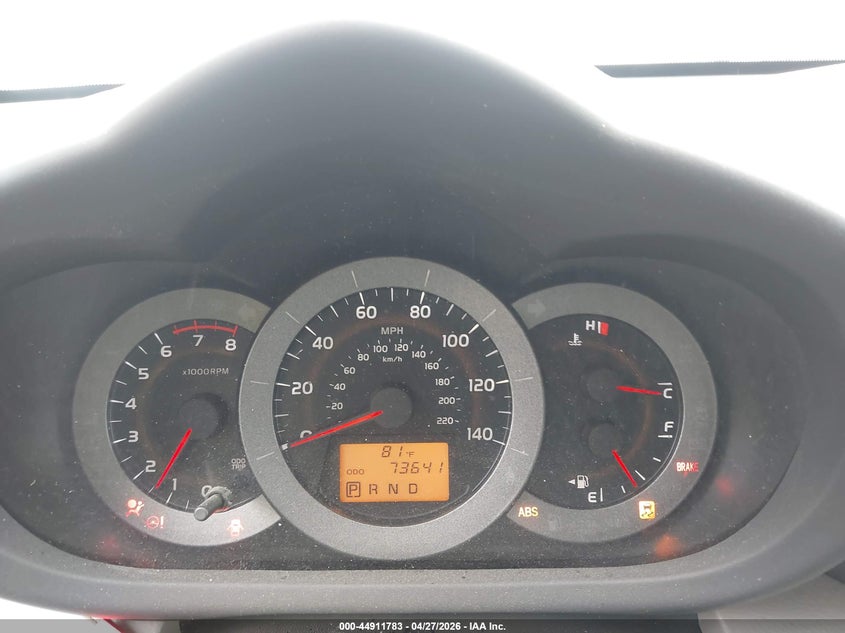 2010 Toyota Rav 4 VIN JTMZF4DV0AD017538 IAAI salvage auction — FRONT & REAR, Clear (Arkansas), sold $1,850 on 2026-07-08 (photo 7)