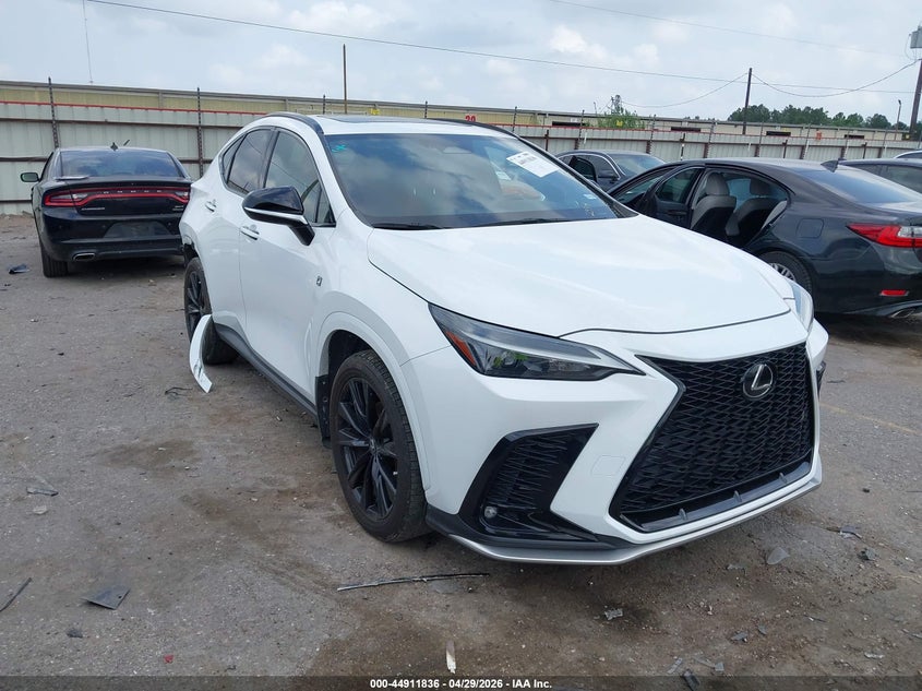 2022 Lexus Nx VIN JTJKGCEZ5N5002394 IAAI salvage auction — REAR END, Salvage (Texas), sold $23,100 on 2026-07-08 (photo 1)