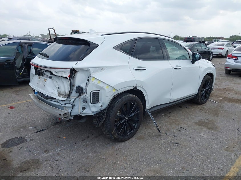 2022 Lexus Nx VIN JTJKGCEZ5N5002394 IAAI salvage auction — REAR END, Salvage (Texas), sold $23,100 on 2026-07-08 (photo 4)