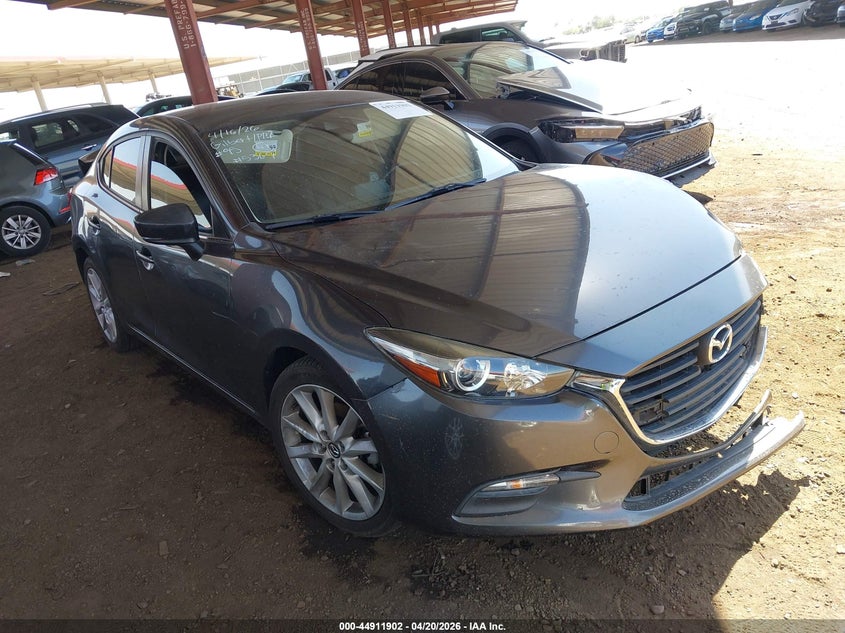 2017 Mazda 3 VIN JM1BN1V70H1140156 IAAI salvage auction — LEFT FRONT, Salvage (Arizona), sold $850 on 2026-07-21 (photo 1)