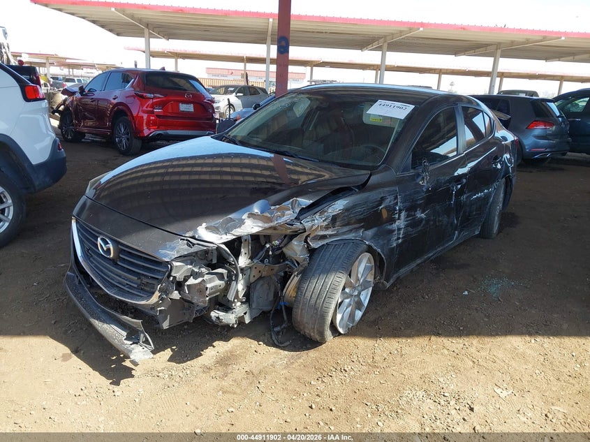 2017 Mazda 3 VIN JM1BN1V70H1140156 IAAI salvage auction — LEFT FRONT, Salvage (Arizona), sold $850 on 2026-07-21 (photo 2)