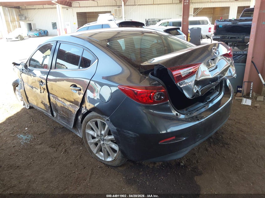 2017 Mazda 3 VIN JM1BN1V70H1140156 IAAI salvage auction — LEFT FRONT, Salvage (Arizona), sold $850 on 2026-07-21 (photo 3)