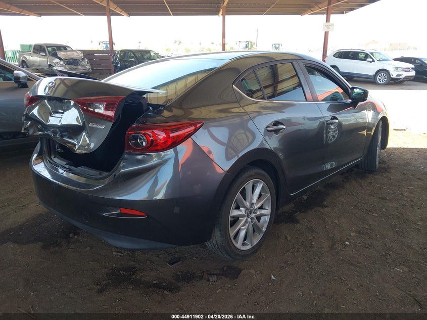 2017 Mazda 3 VIN JM1BN1V70H1140156 IAAI salvage auction — LEFT FRONT, Salvage (Arizona), sold $850 on 2026-07-21 (photo 4)