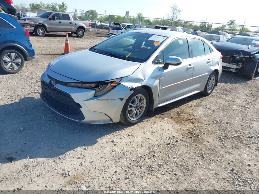 2022 Toyota Corolla VIN JTDEAMDE6NJ045297 IAAI salvage auction — LEFT FRONT, Salvage (Ohio), sold $4,800 on 2026-07-09 (photo 2)