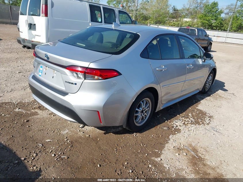 2022 Toyota Corolla VIN JTDEAMDE6NJ045297 IAAI salvage auction — LEFT FRONT, Salvage (Ohio), sold $4,800 on 2026-07-09 (photo 4)