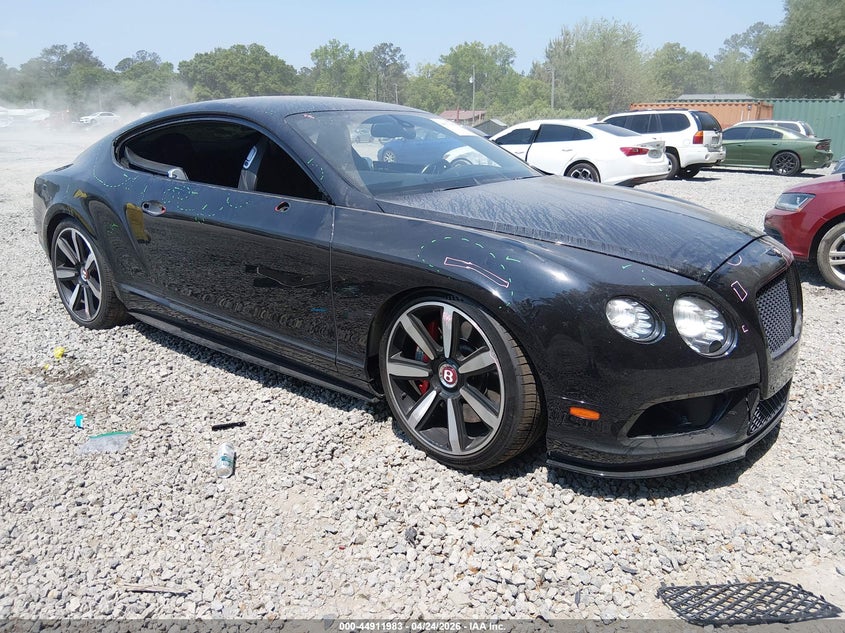 2015 Bentley Continental gt VIN SCBFH7ZA3FC043362 IAAI salvage auction — ALL OVER, Clear (South Carolina), sold $22,550 on 2026-10-12 (photo 1)