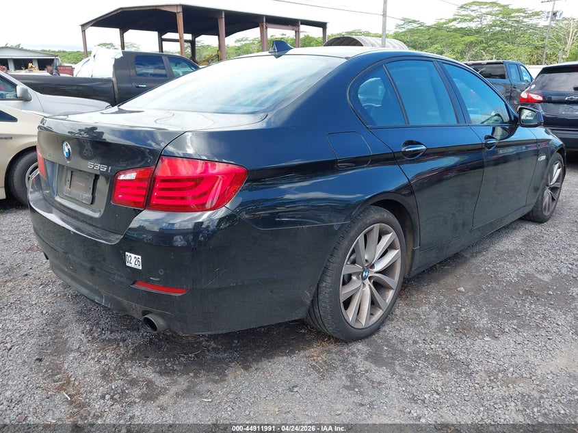 2011 BMW 5er VIN WBAFU7C55BC874597 IAAI salvage auction — RIGHT FRONT, Bill Of Sale (Hawaii), sold $400 on 2026-07-28 (photo 4)