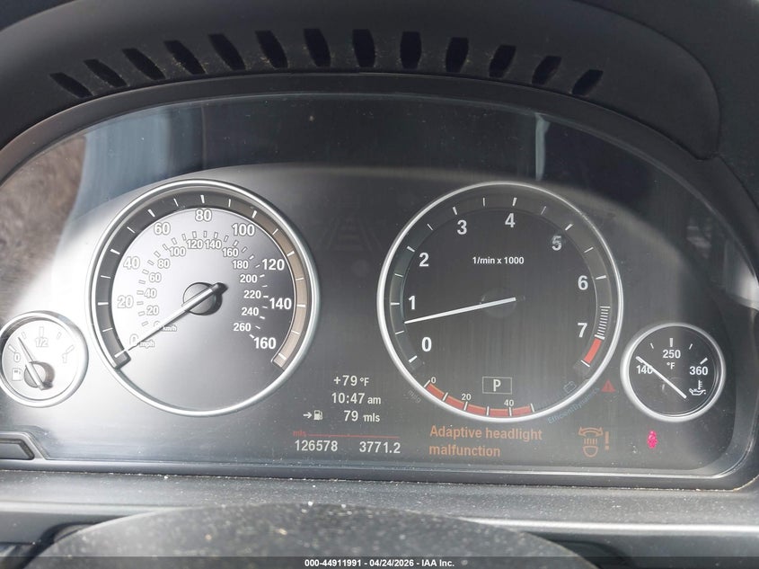 2011 BMW 5er VIN WBAFU7C55BC874597 IAAI salvage auction — RIGHT FRONT, Bill Of Sale (Hawaii), sold $400 on 2026-07-28 (photo 7)