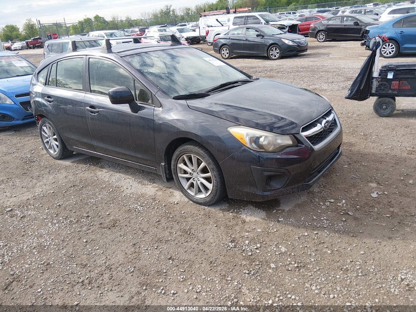 2013 Subaru Impreza VIN JF1GPAC60DH208795 IAAI salvage auction — REAR END, Original (Kentucky), sold $875 on 2026-07-06 (photo 1)
