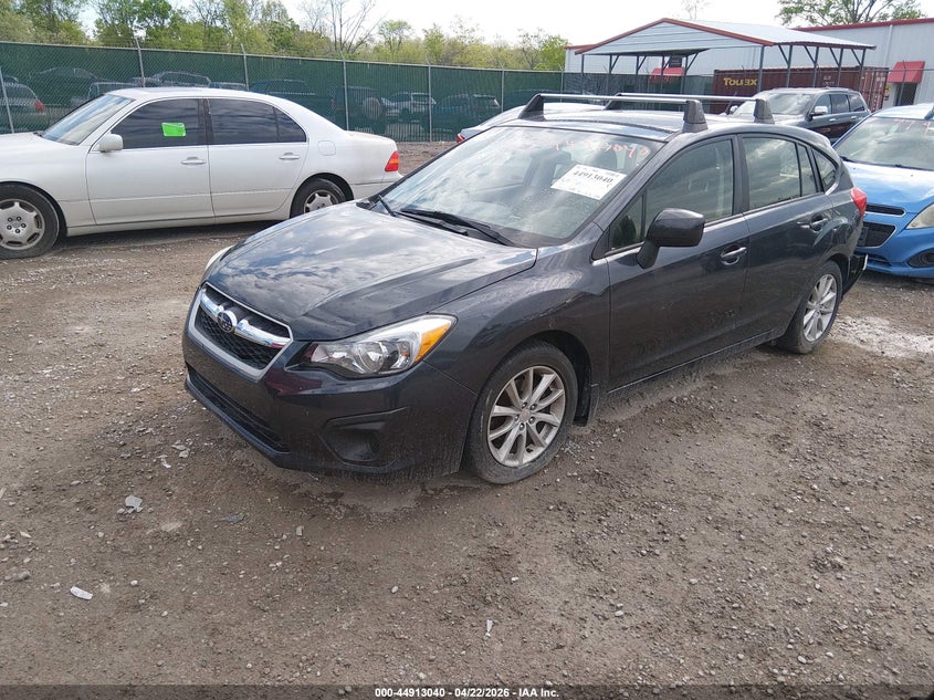 2013 Subaru Impreza VIN JF1GPAC60DH208795 IAAI salvage auction — REAR END, Original (Kentucky), sold $875 on 2026-07-06 (photo 2)