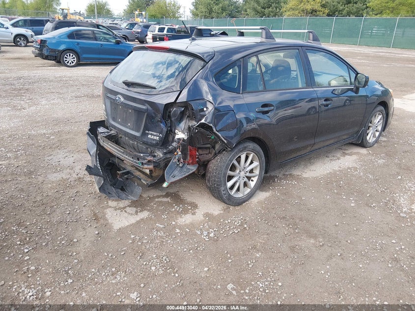2013 Subaru Impreza VIN JF1GPAC60DH208795 IAAI salvage auction — REAR END, Original (Kentucky), sold $875 on 2026-07-06 (photo 4)