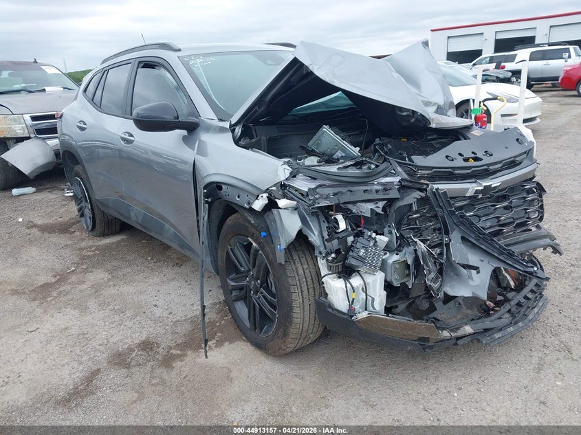 2025 Chevrolet Trax VIN KL77LKEP0SC158344 IAAI salvage auction — FRONT END, Clear (Oklahoma), sold $3,400 on 2026-07-14 (photo 1)