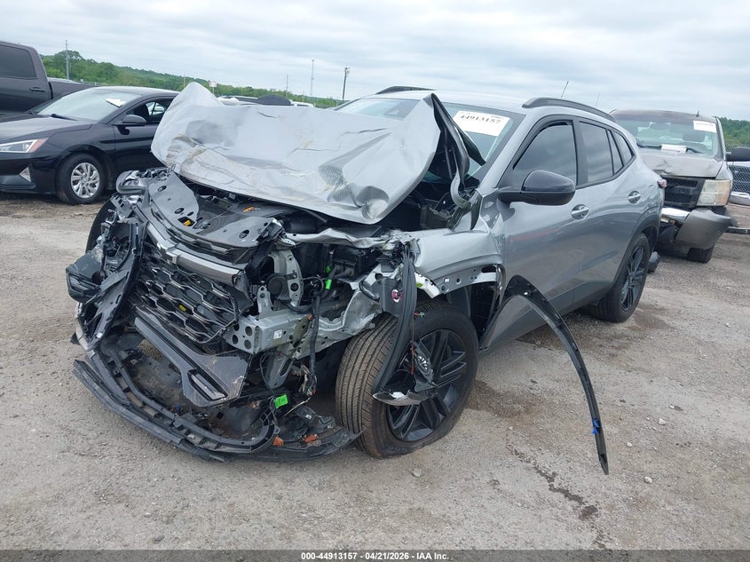 2025 Chevrolet Trax VIN KL77LKEP0SC158344 IAAI salvage auction — FRONT END, Clear (Oklahoma), sold $3,400 on 2026-07-14 (photo 2)