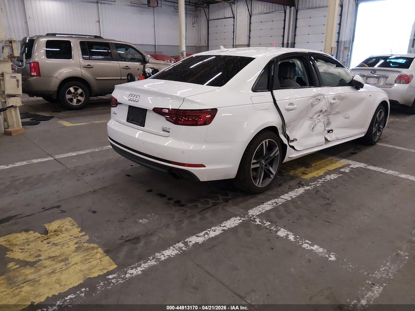 2018 Audi A4 VIN WAUFNAF42JA031657 IAAI salvage auction — RIGHT SIDE, Salvage (Oregon), sold $4,575 on 2026-07-30 (photo 4)
