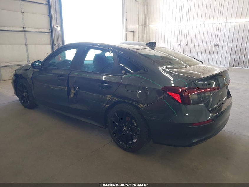 2026 Honda Civic VIN 2HGFE2F55TH504281 IAAI salvage auction — LEFT SIDE, Salvage (Minnesota), sold $9,000 on 2026-07-28 (photo 3)