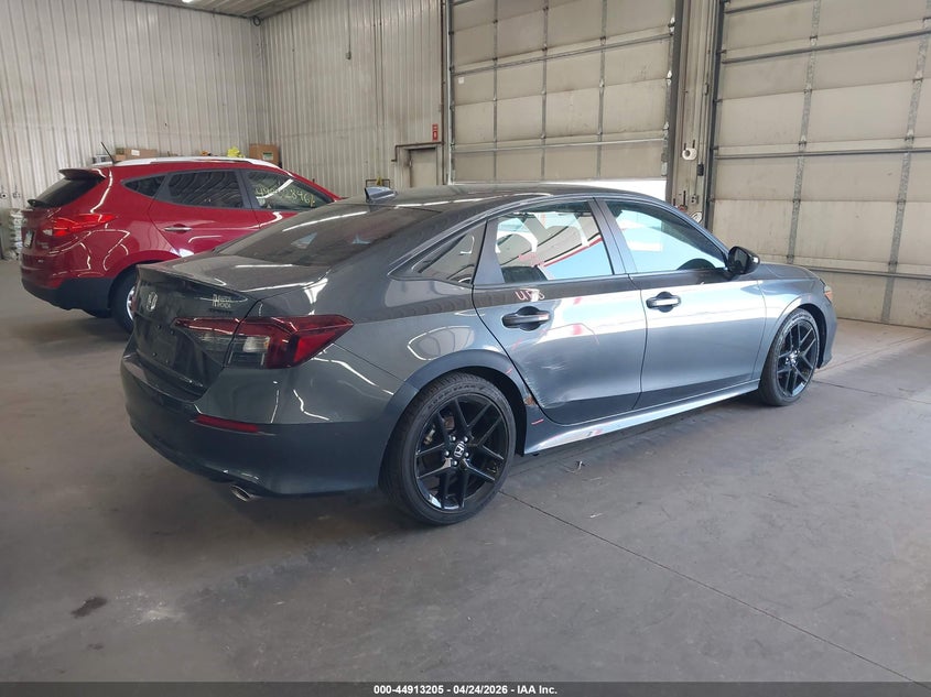 2026 Honda Civic VIN 2HGFE2F55TH504281 IAAI salvage auction — LEFT SIDE, Salvage (Minnesota), sold $9,000 on 2026-07-28 (photo 4)