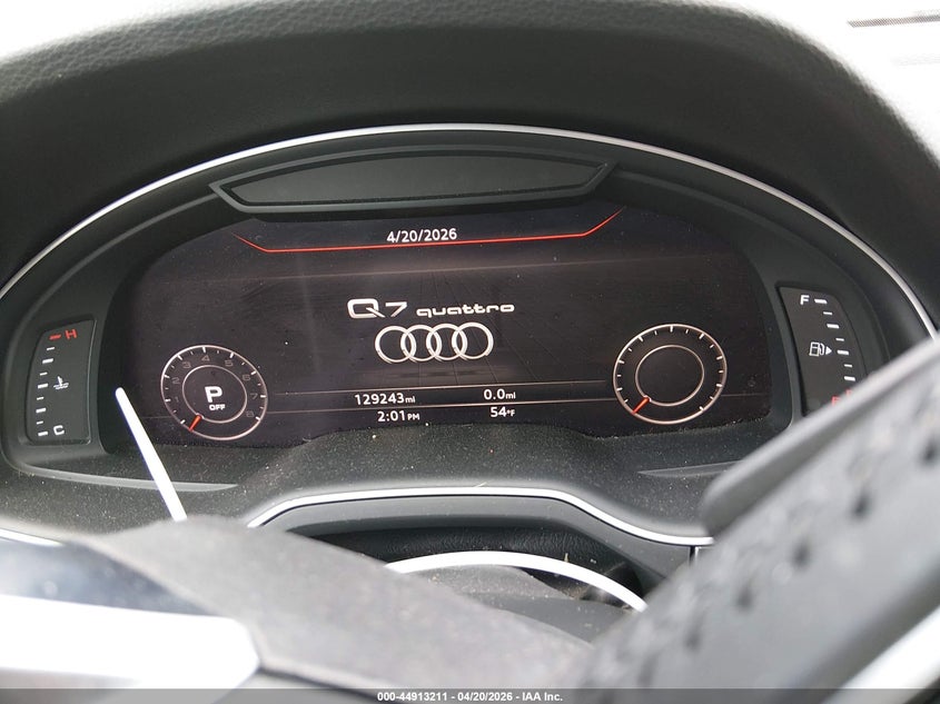 2017 Audi Q7 VIN WA1LAAF74HD000456 IAAI salvage auction — UNKNOWN, Salvage Title, sold $5,100 on 2026-07-09 (photo 7)