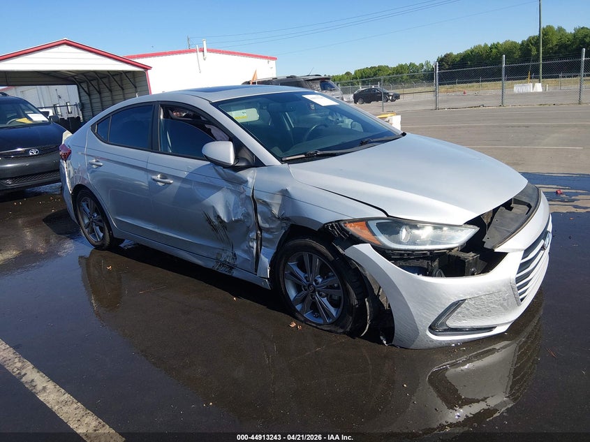 2017 Hyundai Elantra VIN KMHD84LF0HU252316 IAAI salvage auction — RIGHT SIDE, Salvage Title, sold $1,450 on 2026-07-22 (photo 1)