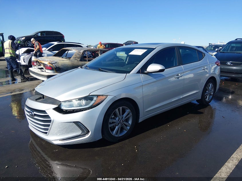 2017 Hyundai Elantra VIN KMHD84LF0HU252316 IAAI salvage auction — RIGHT SIDE, Salvage Title, sold $1,450 on 2026-07-22 (photo 2)