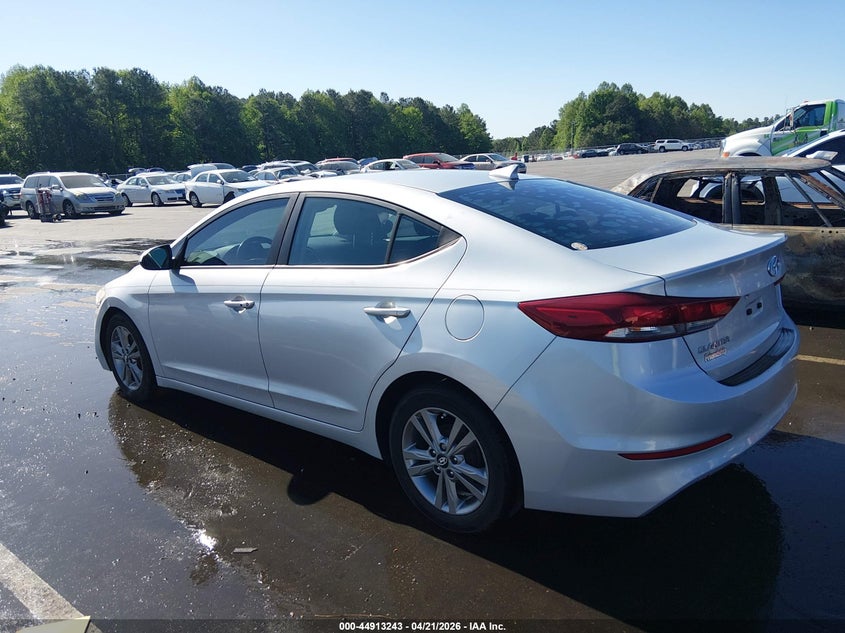 2017 Hyundai Elantra VIN KMHD84LF0HU252316 IAAI salvage auction — RIGHT SIDE, Salvage Title, sold $1,450 on 2026-07-22 (photo 3)