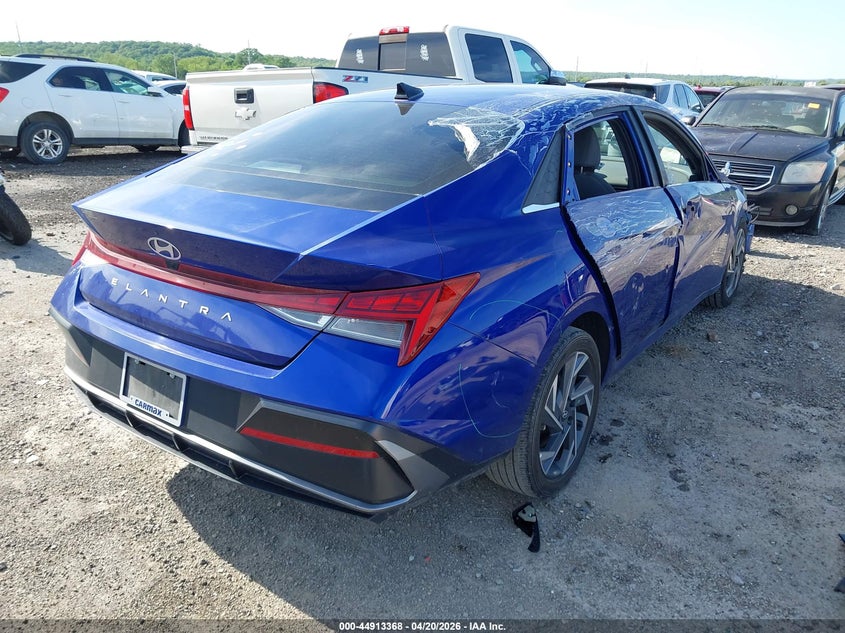 2024 Hyundai Elantra VIN KMHLS4DG7RU743181 IAAI salvage auction — LEFT SIDE, Clear (Oklahoma), sold $4,150 on 2026-07-14 (photo 4)