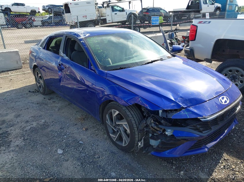 2024 Hyundai Elantra VIN KMHLS4DG7RU743181 IAAI salvage auction — LEFT SIDE, Clear (Oklahoma), sold $4,150 on 2026-07-14 (photo 6)