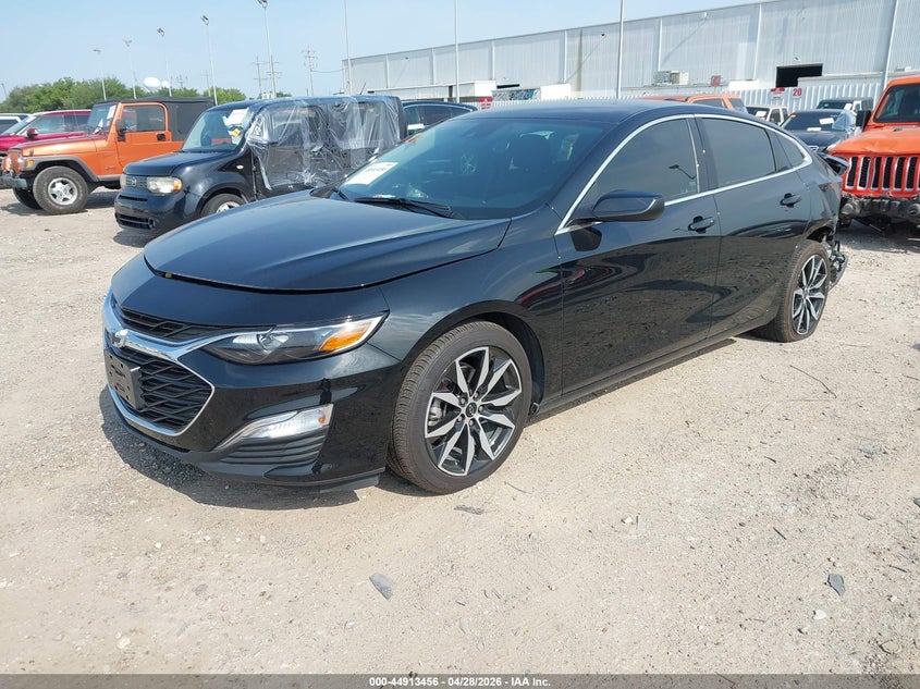 2025 Chevrolet Malibu VIN 1G1ZG5ST1SF108031 IAAI salvage auction — LEFT REAR, Salvage Title, sold $9,650 on 2026-07-16 (photo 2)