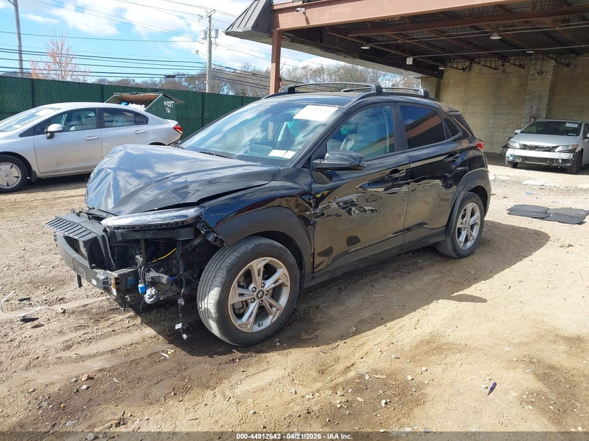 2023 Hyundai Kona VIN KM8K6CAB3PU958041 IAAI salvage auction — FRONT END, Mv-907A (New York), sold $2,625 on 2026-07-14 (photo 2)