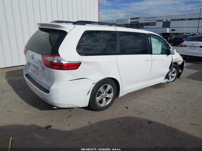 2015 Toyota Sienna VIN 5TDKK3DC8FS577924 IAAI salvage auction — FRONT & REAR, Salvage (Texas), sold $775 on 2026-07-28 (photo 4)