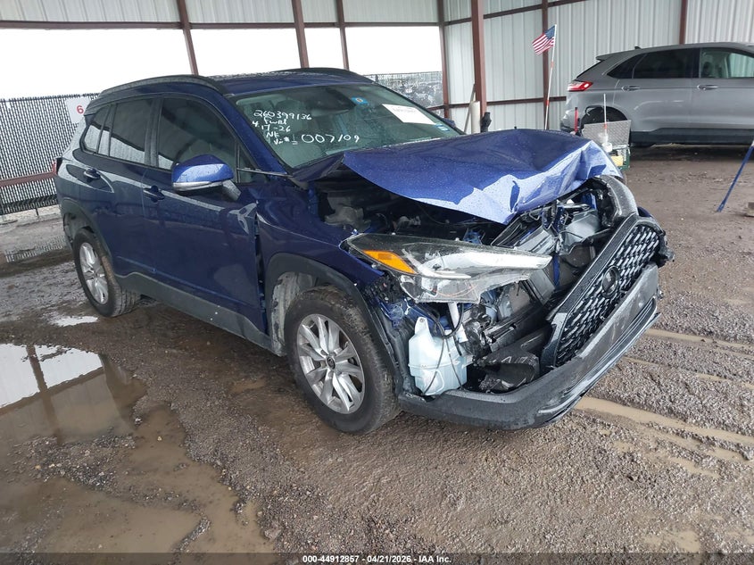 2022 Toyota Corolla cross VIN 7MUCAAAG3NV007109 IAAI salvage auction — FRONT END, Original (Texas), sold $2,900 on 2026-07-09 (photo 1)