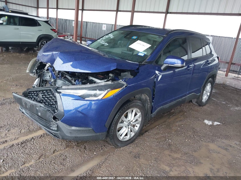2022 Toyota Corolla cross VIN 7MUCAAAG3NV007109 IAAI salvage auction — FRONT END, Original (Texas), sold $2,900 on 2026-07-09 (photo 2)