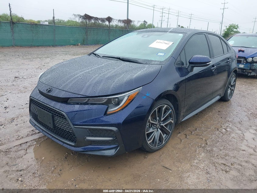 2022 Toyota Corolla VIN 5YFS4MCE0NP130336 IAAI salvage auction — REAR END, Original (Texas), sold $8,850 on 2026-07-13 (photo 2)